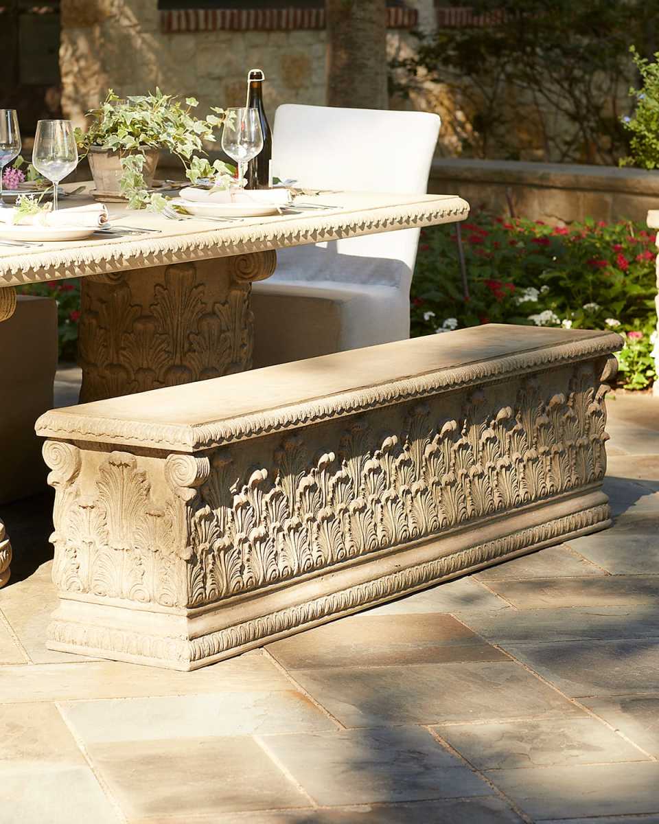 Roman Straight Bench